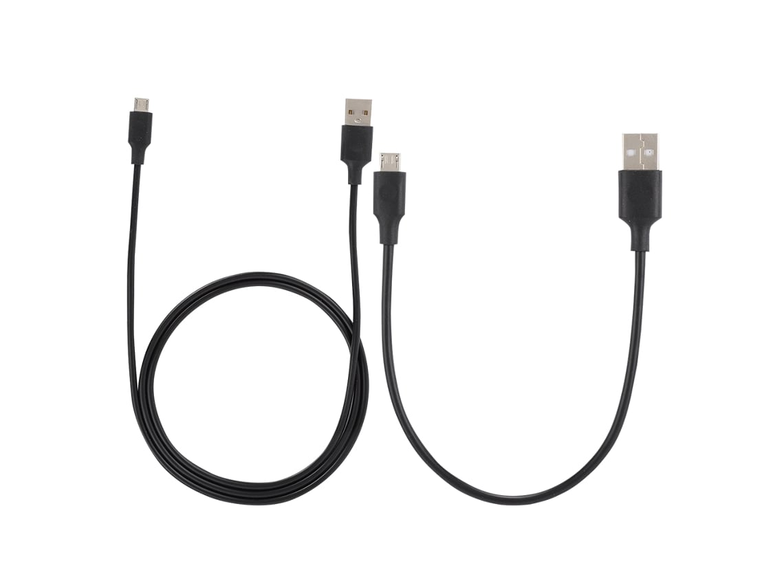 Cable De Carga De 3a Carga Rápida Material De Cobre Puro Pack De 2 (1m + 0.25m)