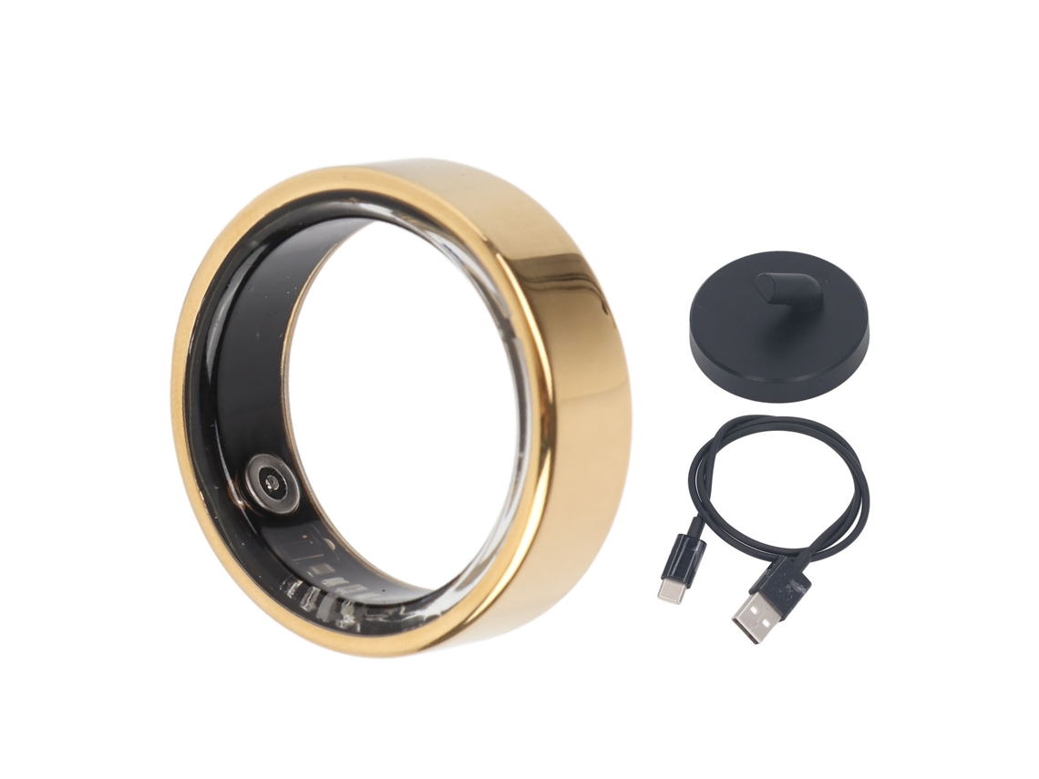 Anillo inteligente deportivo con monitor de salud IP68 y carga