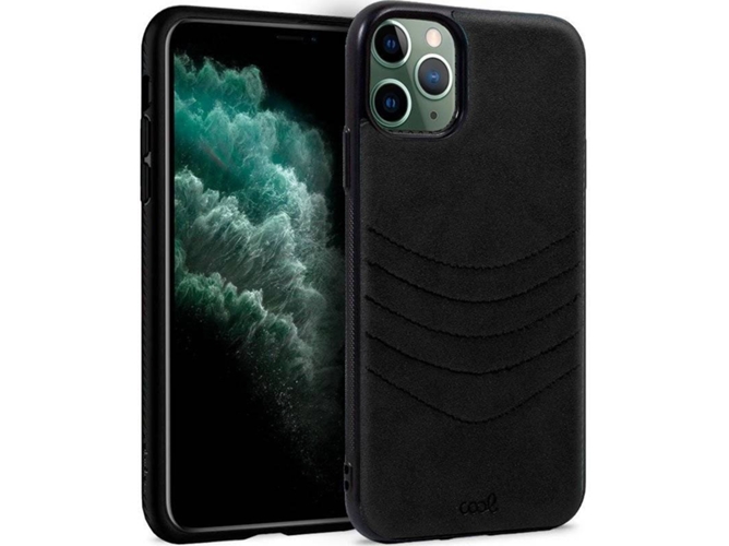 Funda iPhone 11 Pro Max COOL Piel Negro