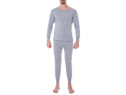 2026-conjunto De Ropa Interior Termica Hombre Camisa Manga Larga Y Pantalones Para Dormir Invierno Suave Algodon