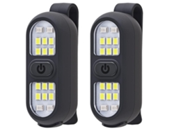 Linterna Luz de Pasillo Luz de Seguridad Recargable Antorcha Manos Libres Luz de Trabajo Led Portátil Negro YEMAESRE