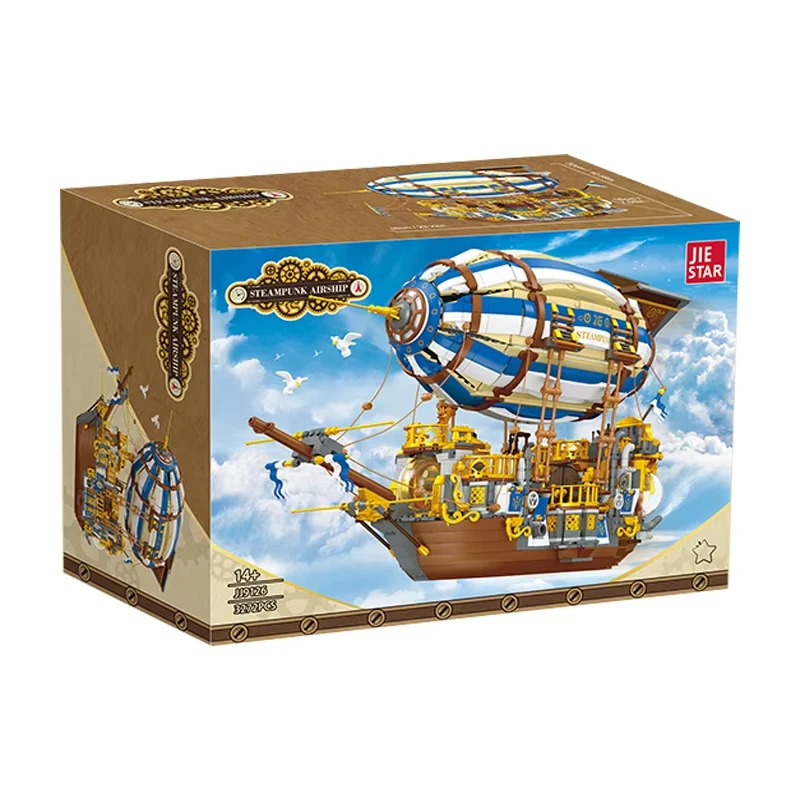(jj9126) Bloque De Construcción De Barco De Vapor Creativo De 3272 Piezas Moc Modelo De Barco Ladrillo De Juguete Para Ensamblar