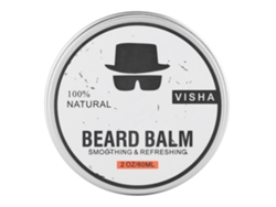 Bálsamo Natural Para El Cuidado De La Barba 60 G Hidrata Y Suaviza La Cera Para Bigote Y Barba