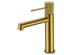 Grifo monomando MIce de lavabo para agua frio/caliente Oro Cepillado MICE COLLECTION