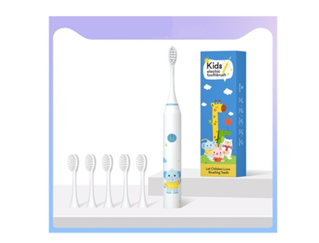 Cepillo de dientes eléctrico XM Sonic con temporizador inteligente y cerdas suaves para niños de 3 a 12 años