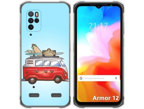 Carcasa Ulefone Armor 12 5G TUMUNDOSMARTPHONE Dibujos Furgoneta Multicolor