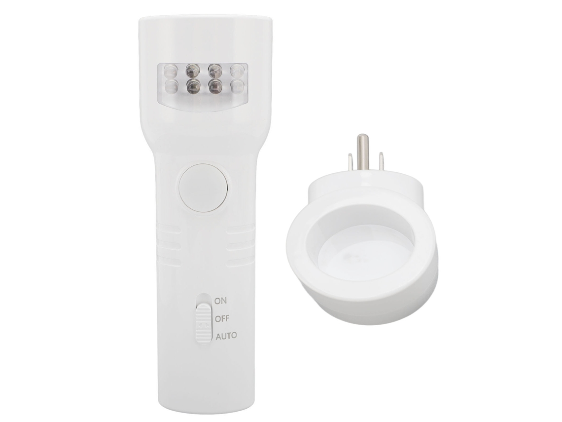 Luz Noturna Plugue Sensor Crepuscular Dimmable 4000k Led Rgb Lanterna Emergência Tomada Eua 120v 0.7w