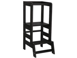 Ayudante de cocina Montessori 90 cm en negro