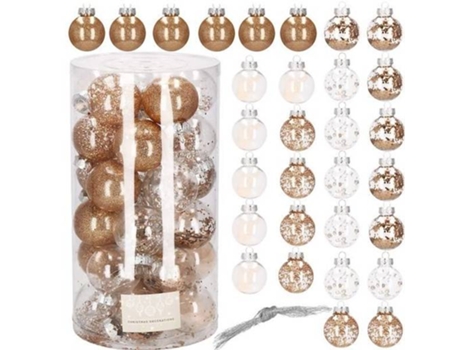 Bolas de Árbol de Navidad 30 Piezas