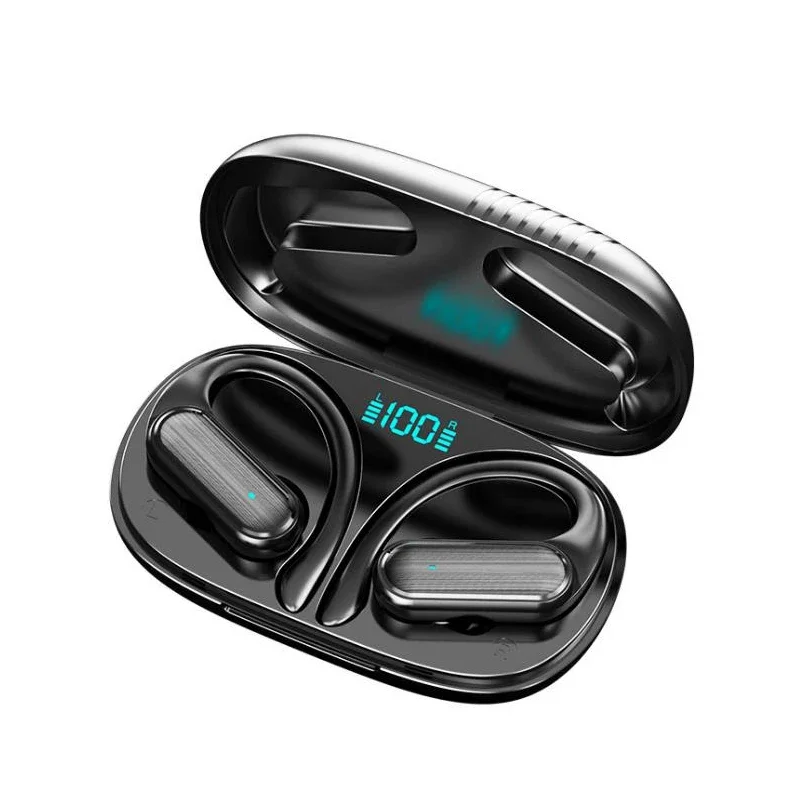 (a520) Auriculares deportivos inalámbricos Bluetooth, control táctil inteligente, sonido estéreo HiFi 9D