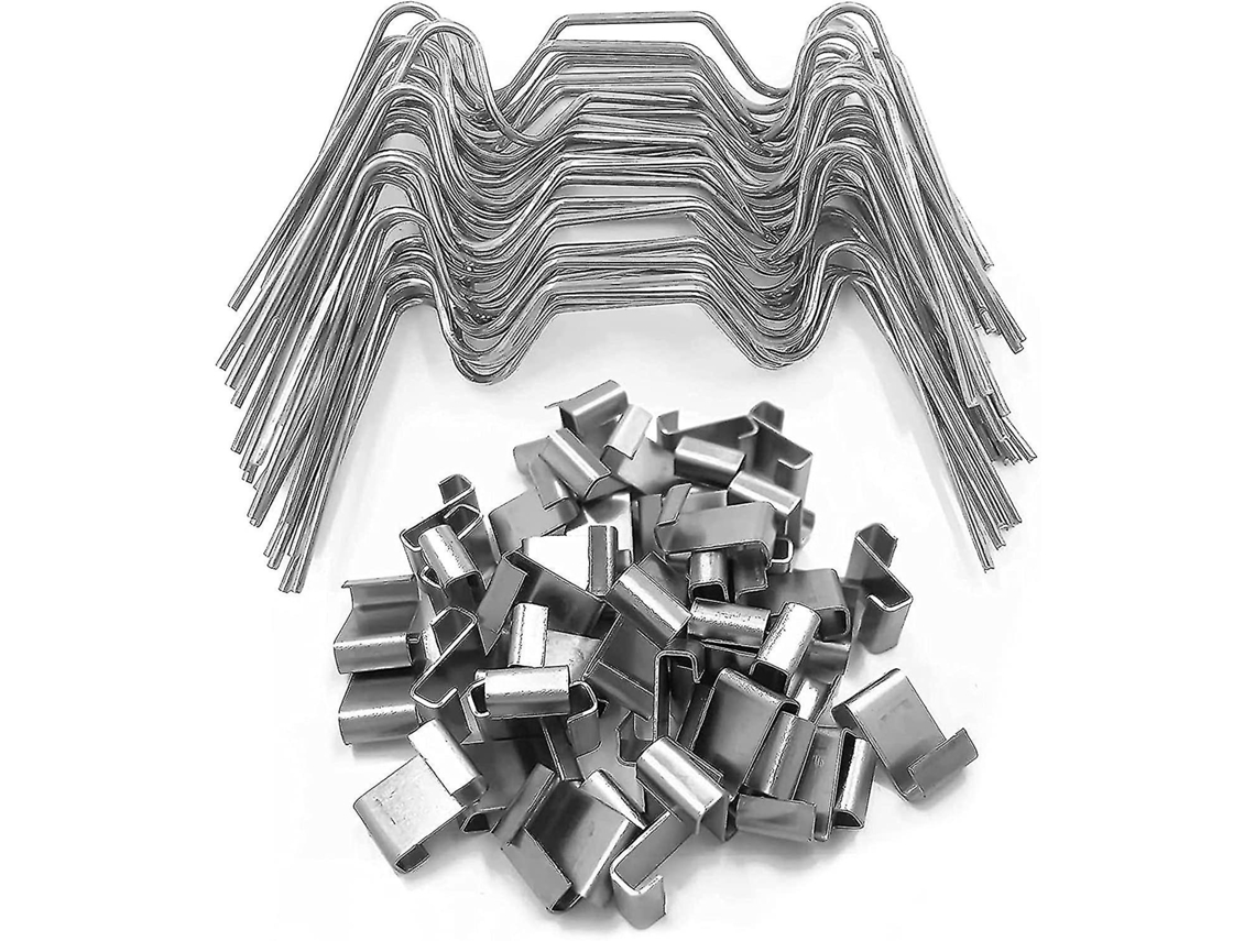 100 Clip De Acero Inoxidable Para Invernadero Clips W Y Z Para Fijar Paneles De Vidrio Accesorios Necesarios