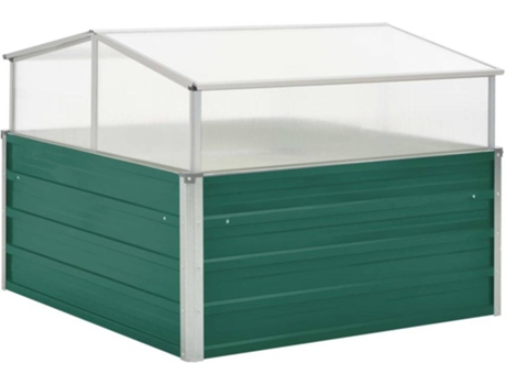 Invernadero VIDAXL de Acero Galvanizado Verde 100x100x77 cm