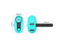 Alarma electrónica para pesca de carpas MDUG con indicador de picada audible y visual (Estilo A, Azul)