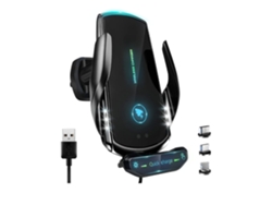 Cargador Carro Sem Novo Atualizado Todos Smartphones Carregamento YEMAESRE Negro