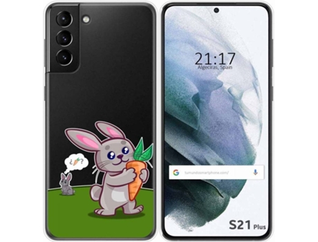 Carcasa Samsung Galaxy S21+ Plus 5G TUMUNDOSMARTPHONE Conejo Multicolor