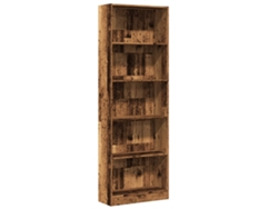Maison Exclusive - Estantería Madera De Ingeniería Color Envejecido 60x24x176 Cm