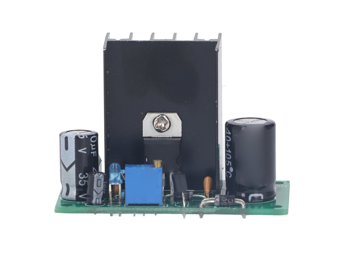 Módulo Regulador De Voltaje Cc Ajustable Con Protección Lm317 Dc5~35v Ac6~25v
