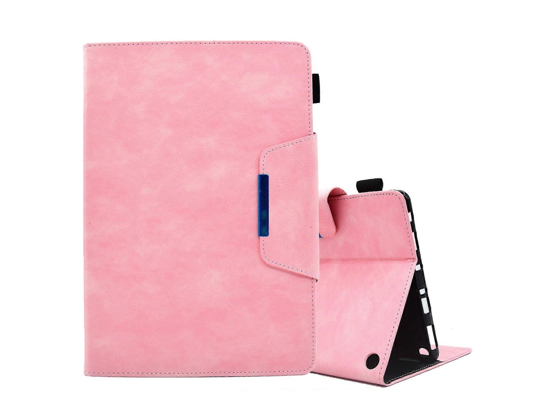 Funda de piel con cierre magnético y textura cruzada para Amazon Fire HD 8 2021/2022 Webake