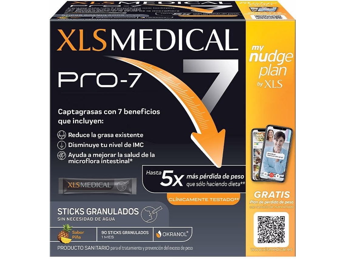 Complemento Alimentar XL - S MEDICAL Xls Medipro 7 Nudge 90 Sticks