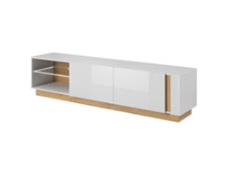 Muebles Tv FURNLUX Arcade (Blanco, Madera Contrachapada - 188X40X46 Cm)