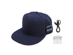 Gorra Bluetooth Con Altavoz Estéreo Recargable Para Hacer Ejercicio - Azul Marino