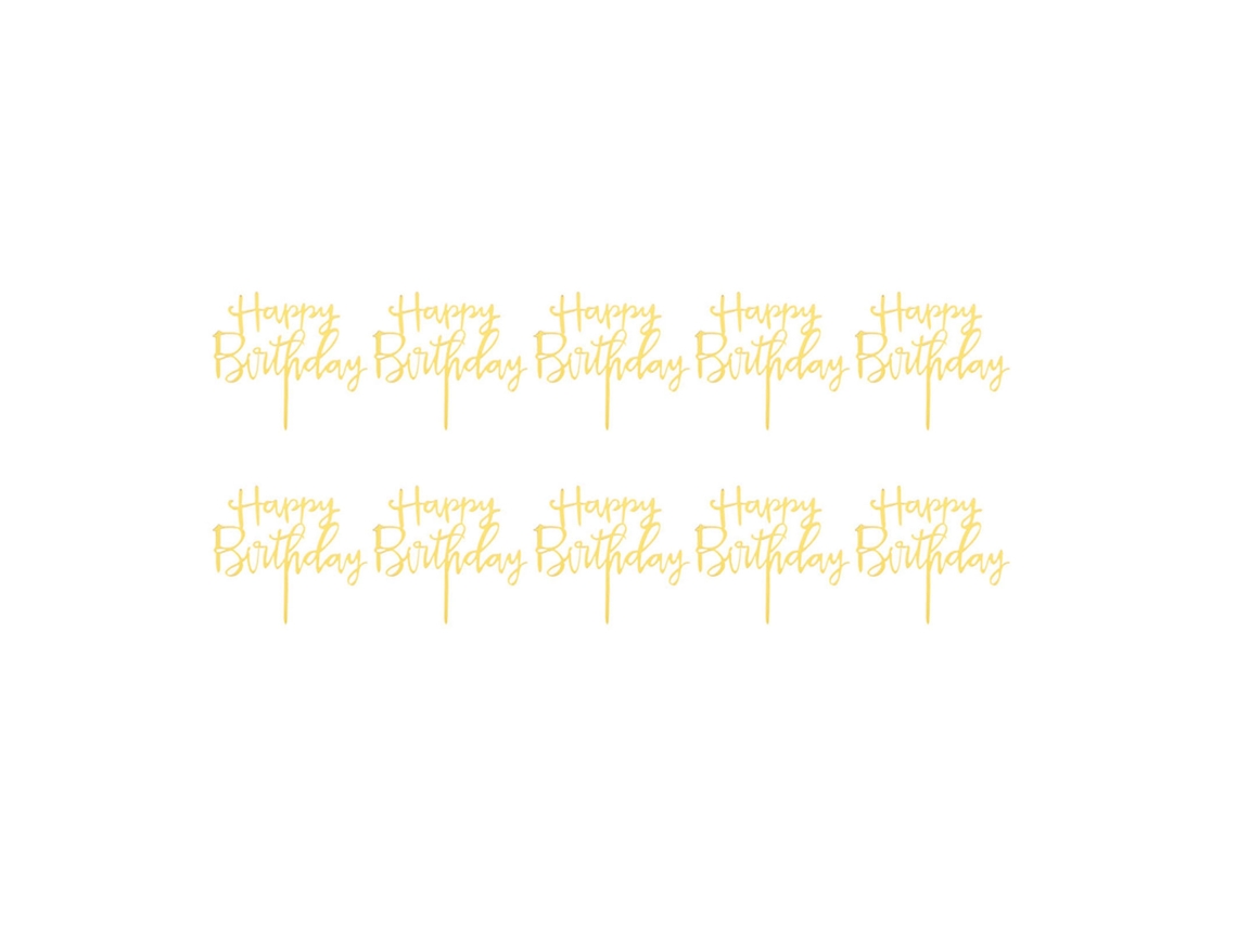 Adorno Acrílico Para Tartas, Ideal Para Fiestas De Cumpleaños, Bodas, Decoraciones Y Adornos Para Cupcakes.