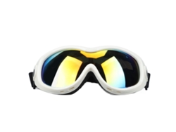 Gafas De Sol Para Mascotas Con Protección Uv Ajustables Resistentes Al Impacto Para Perros Y Gatos Blanco