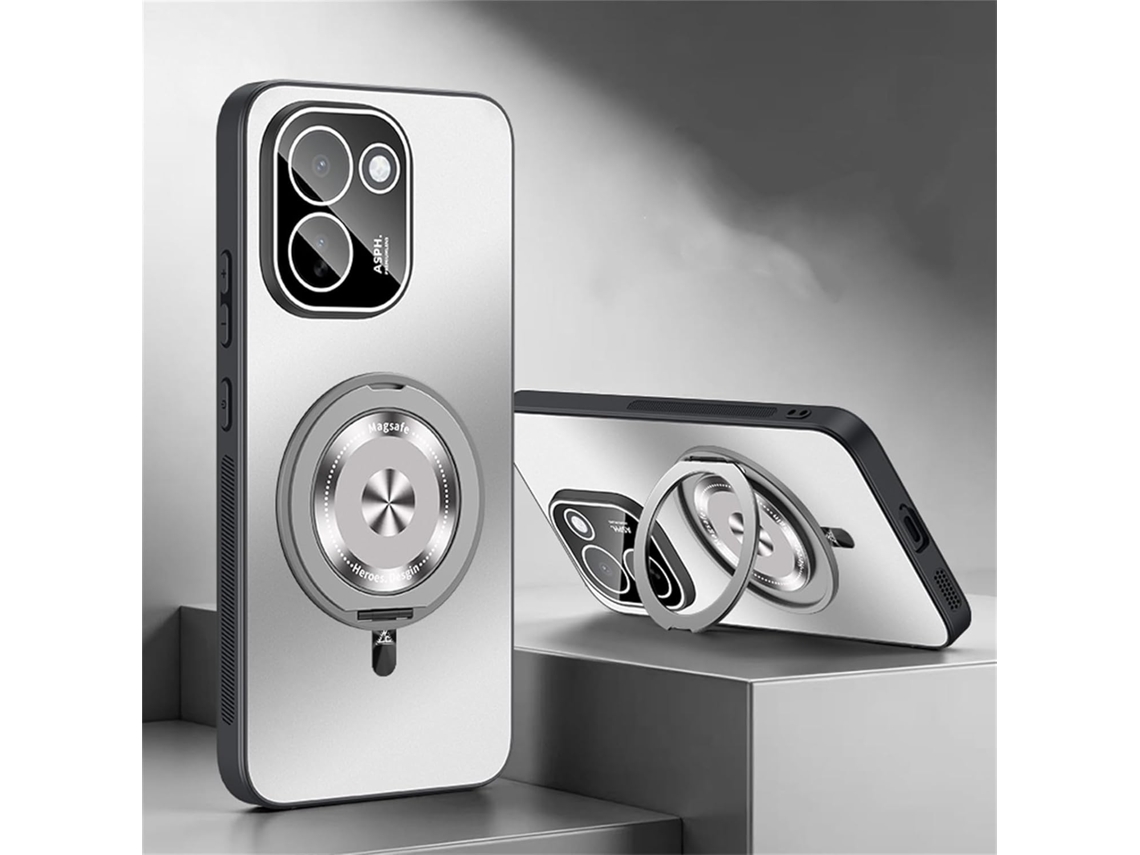 Funda Magnética Para Vivo Iqoo Z11, Ultrafina Con Protector De Lente, Compatible Con Magsafe.