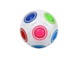 Cubo de Rubik con bases irregulares y bola arcoíris, apto para niños y adultos. Stelasplen