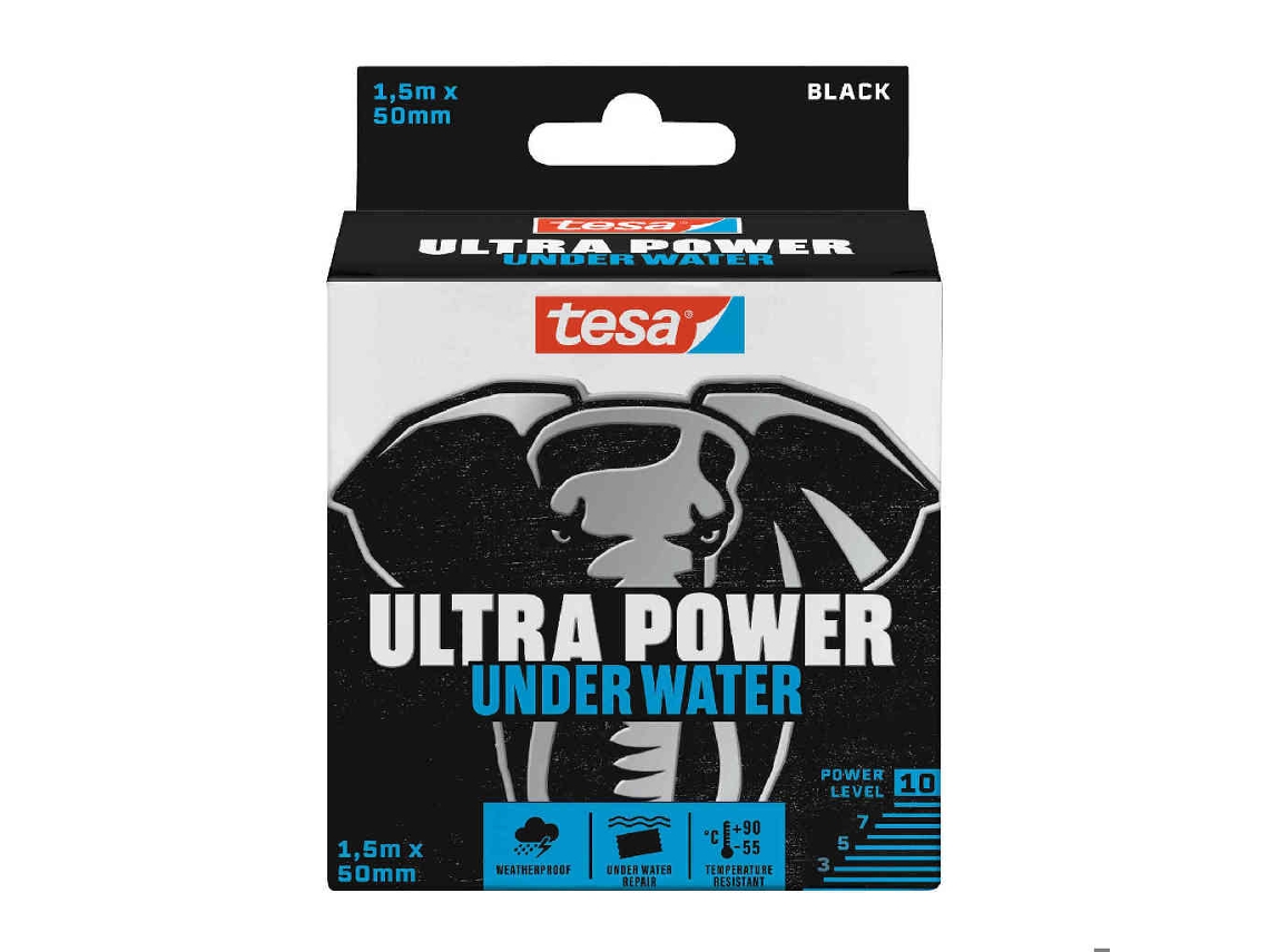 Cinta adhesiva de reparación Power Water 50 mm x 1,5 m TESA