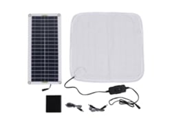 Panel Solar Portátil De 50 W Con Manta Eléctrica De 20 W Y 12 V Y Caja De Baterías Para Acampar Al Aire Libre.