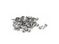 Fusibles autoperforantes M4.2 x 19 mm con cabeza Phillips redonda de metal, 40 unidades, CHABERLU