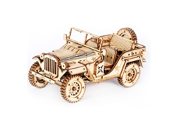 Robotime Maqueta De Madera Modelo Vehículo Militar Clásico En 3d Madnesstoysp22