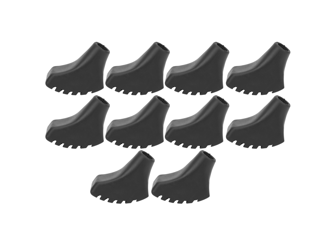 Anub 10 protectores de punta para bastones de senderismo, protectores de punta de PVC para bastones de senderismo al aire libre
