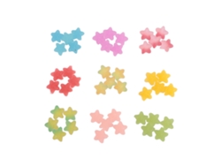 Kit De 45 Piezas De Encantadores Dijes De Slime, Accesorios De Decoración De Resina Con Forma De Estrella Dulce.