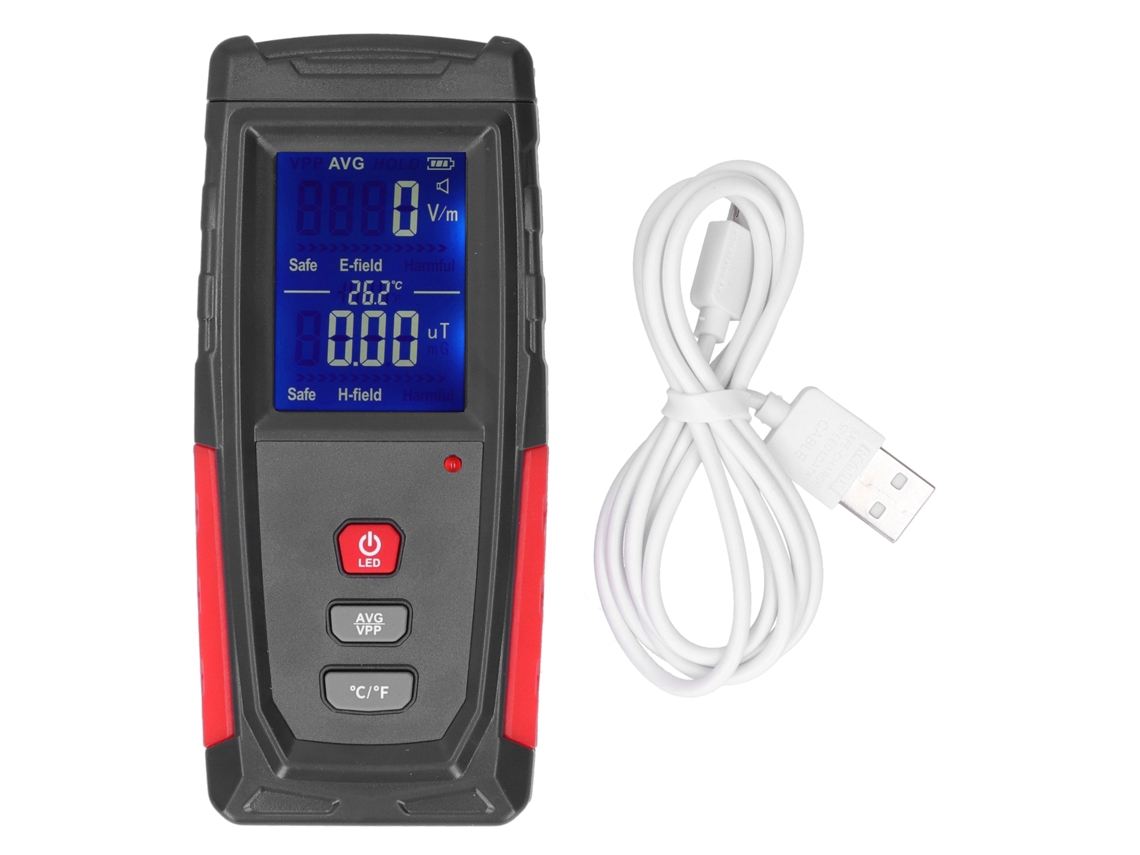 Wt3121 Tester De Radiação Eletromagnética Monitor Anti-radiação Para Eletrodomésticos