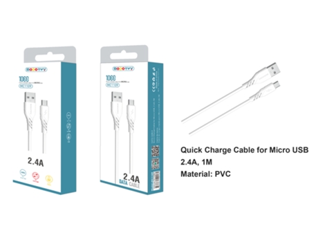 Cargador 2.0 Usb 2.0 + Cargador Tipo-C MODORWY Ma1109 (Blanco)