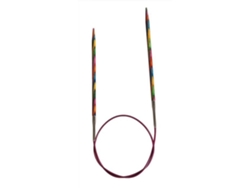 Agujas circulares fijas Knit Pro Ebony 80 cm 4 mm