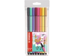 Pack 8 Rotuladores STABILO 106883118 Médio Multicolor