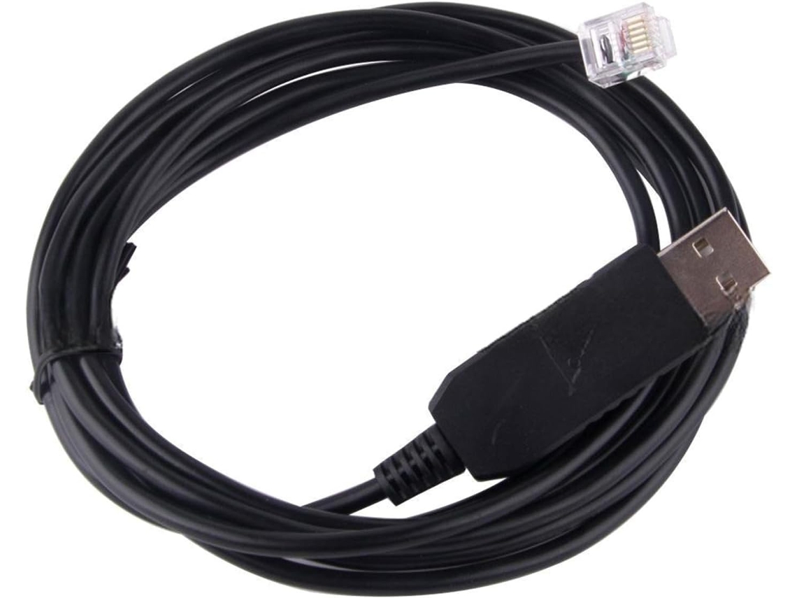 Cable Virtual Usb A Rj12 Rs232 Para Transferencia De Datos Y Compatibilidad De Dispositivos, 180 Cm