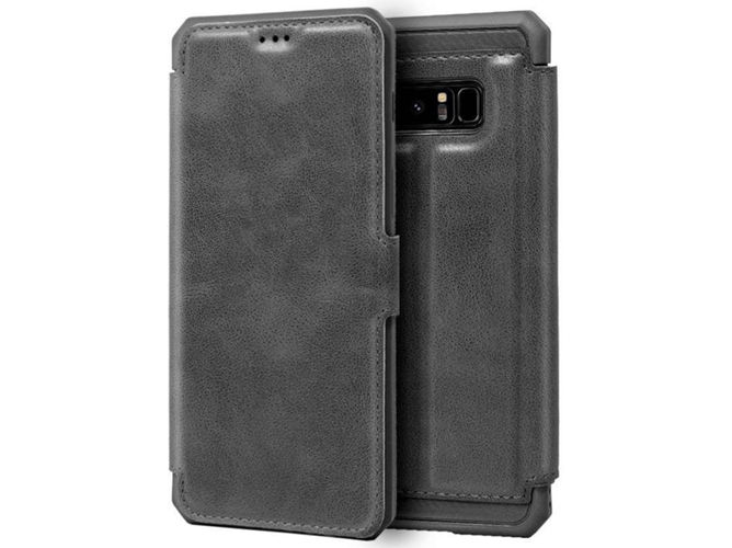 Funda Samsung Galaxy Note 8 COOL Leather Gris