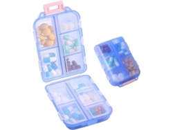 Organizador De Pastillas De Viaje, Portátil Y Compacto, Pastillero Ideal Para Llevar Contigo, Soporte Para Pastillas Para El Bolso.
