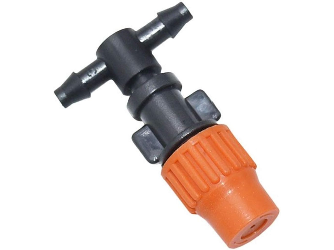 Boquilla Nebulizadora Para Riego De Jardín Ajustable Naranja Aspersora Garra