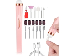 Lima De Uñas Eléctrica Portátil, Juego De Limas Con Recortador De Cutículas, 4 Velocidades, Herramientas