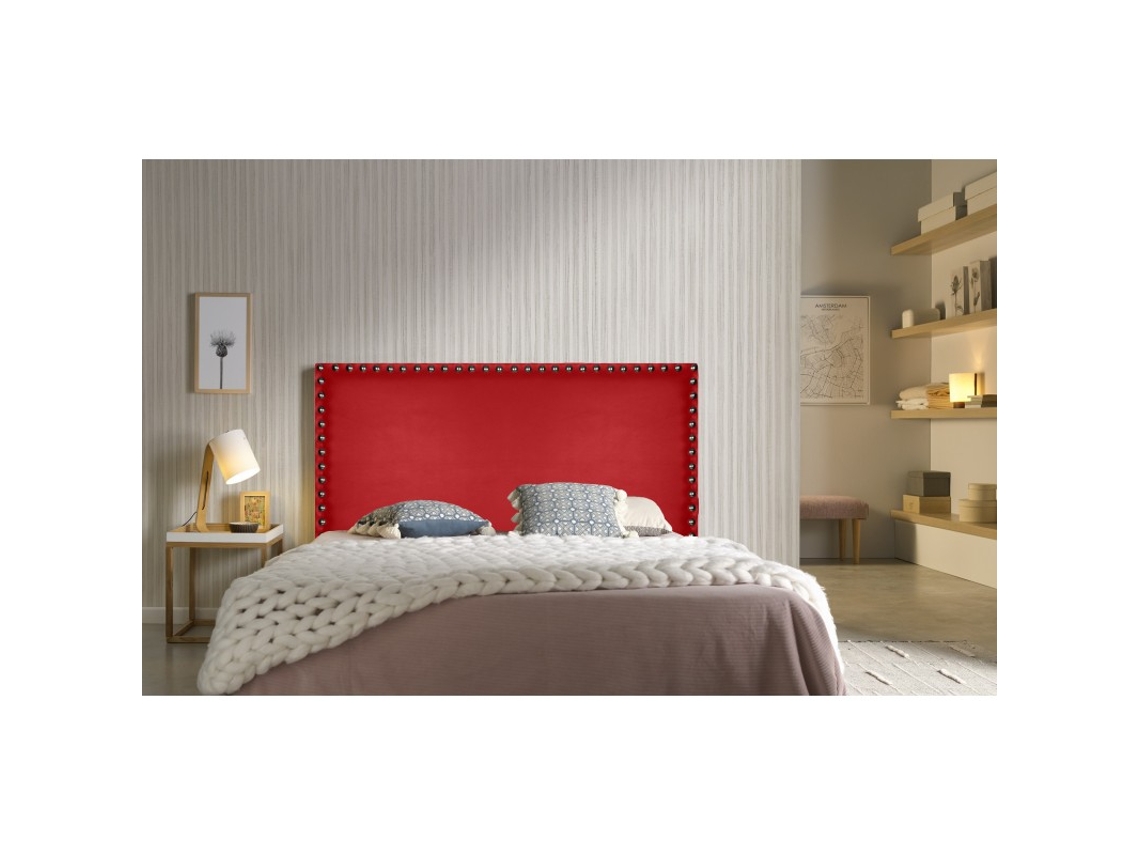 CABECERO LIRIO POLIPIEL ROJO 190