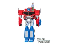 Transformables TRANSFORMERS Toys Earthspark Spin Changer Optimus Prime e Robby Malto (Edad Mínima Recomendada: 6 años)