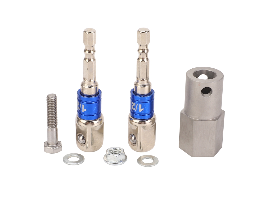 Adaptador De Taladro De Acero Inoxidable Para Gato De Remolque Con Casquillo De 2 1/2 Pulgadas
