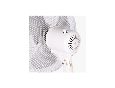 Ventilador de pie blanco con luz giratorio 16'' pulgadas oscilante Elite 128360B