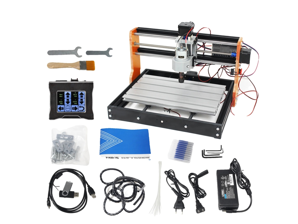 Máquina fresadora CNC de 10 W con interruptores de límite y parada de emergencia OEM