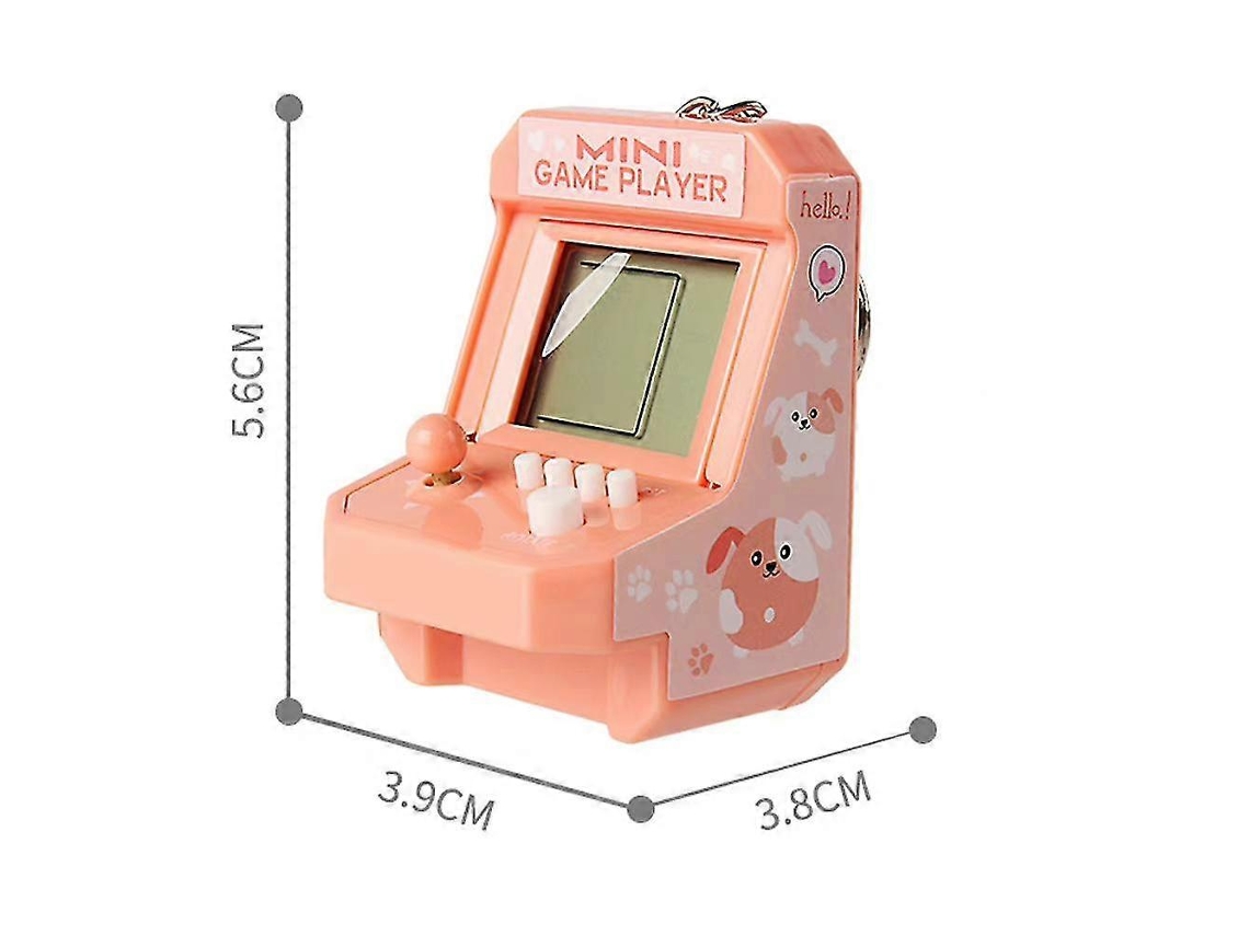 Mini consola de juegos portátil, máquina de juegos electrónica, llavero de regalo para niños